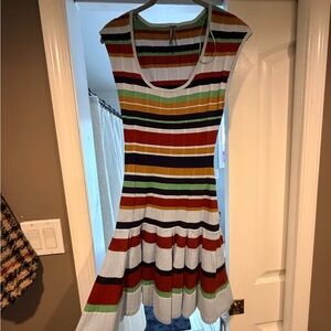 Anthropologie Beca Ribbed Fit and Flare Mini Dress by Maeve